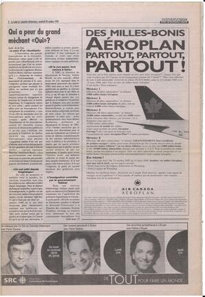 Le Soleil de Colombie-Britannique, October 20, 1995, page 3
