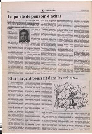 Le Soleil de Colombie-Britannique, October 20, 1995, page 14
