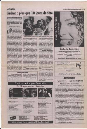 Le Soleil de Colombie-Britannique, October 6, 1995, page 8