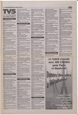 Le Soleil de Colombie-Britannique, October 6, 1995, page 11