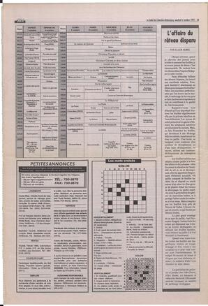 Le Soleil de Colombie-Britannique, October 6, 1995, page 10