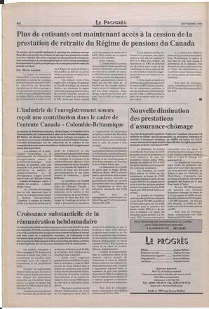 Le Soleil de Colombie-Britannique, September 22, 1995, page 8