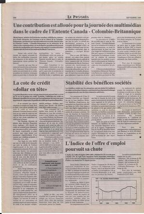 Le Soleil de Colombie-Britannique, September 22, 1995, page 10