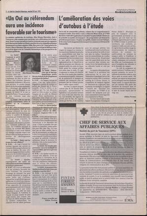 Le Soleil de Colombie-Britannique, June 30, 1995, page 5
