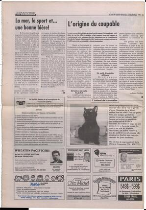 Le Soleil de Colombie-Britannique, June 30, 1995, page 16
