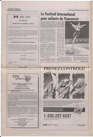Le Soleil de Colombie-Britannique, June 9, 1995, page 6