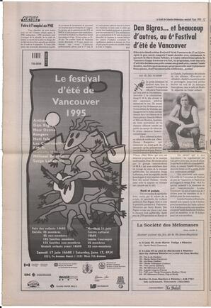 Le Soleil de Colombie-Britannique, June 9, 1995, page 12
