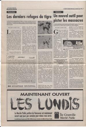 Le Soleil de Colombie-Britannique, June 2, 1995, page 8