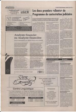 Le Soleil de Colombie-Britannique, June 2, 1995, page 6