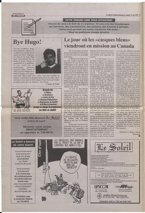 Le Soleil de Colombie-Britannique, May 12, 1995, page 2