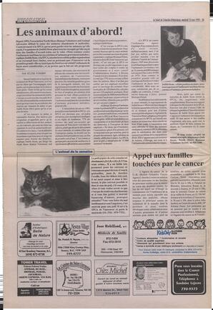 Le Soleil de Colombie-Britannique, May 12, 1995, page 16