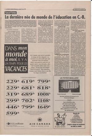 Le Soleil de Colombie-Britannique, May 5, 1995, page 5