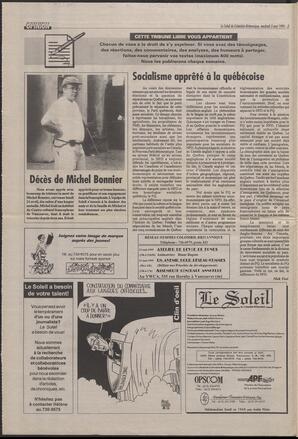 Le Soleil de Colombie-Britannique, May 5, 1995, page 2