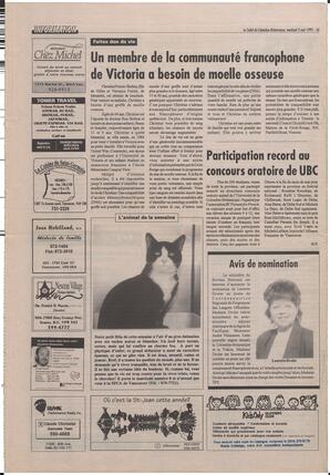 Le Soleil de Colombie-Britannique, May 5, 1995, page 16