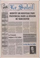 Le Soleil de Colombie-Britannique, April 28, 1995