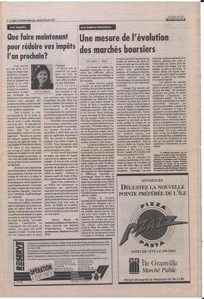Le Soleil de Colombie-Britannique, April 28, 1995, page 9