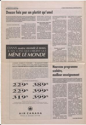 Le Soleil de Colombie-Britannique, April 28, 1995, page 6