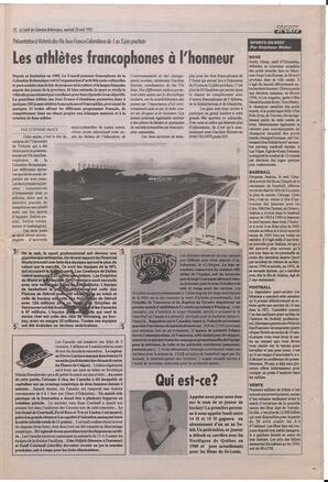 Le Soleil de Colombie-Britannique, April 28, 1995, page 15