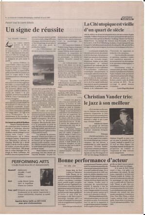 Le Soleil de Colombie-Britannique, April 14, 1995, page 13