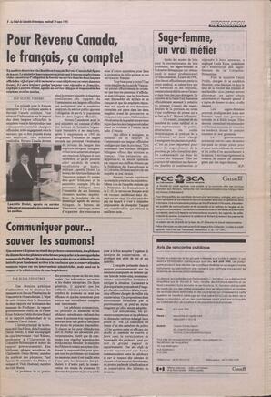 Le Soleil de Colombie-Britannique, March 24, 1995, page 5