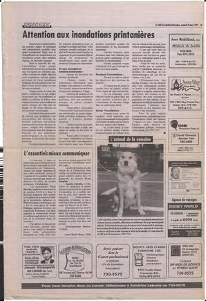Le Soleil de Colombie-Britannique, March 24, 1995, page 20