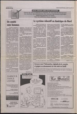 Le Soleil de Colombie-Britannique, March 17, 1995, page 2