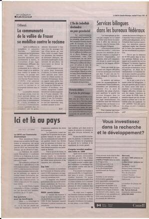 Le Soleil de Colombie-Britannique, March 10, 1995, page 8