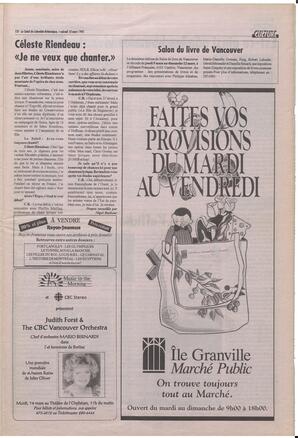 Le Soleil de Colombie-Britannique, March 10, 1995, page 13