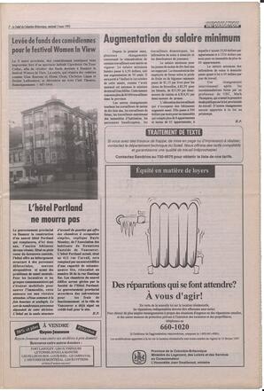 Le Soleil de Colombie-Britannique, March 3, 1995, page 7