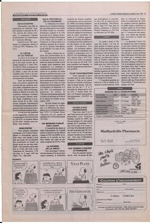 Le Soleil de Colombie-Britannique, March 3, 1995, page 12