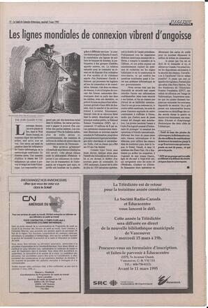 Le Soleil de Colombie-Britannique, March 3, 1995, page 11