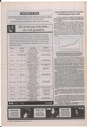 Le Soleil de Colombie-Britannique, February 24, 1995, page 8