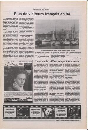 Le Soleil de Colombie-Britannique, February 24, 1995, page 7