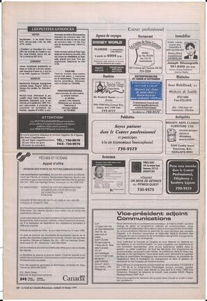 Le Soleil de Colombie-Britannique, February 24, 1995, page 20