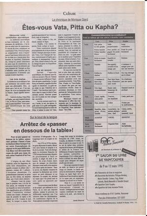 Le Soleil de Colombie-Britannique, February 24, 1995, page 11