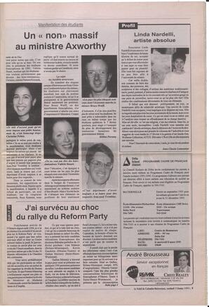 Le Soleil de Colombie-Britannique, February 3, 1995, page 3