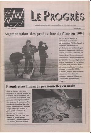 Le Soleil de Colombie-Britannique, January 20, 1995, page 7