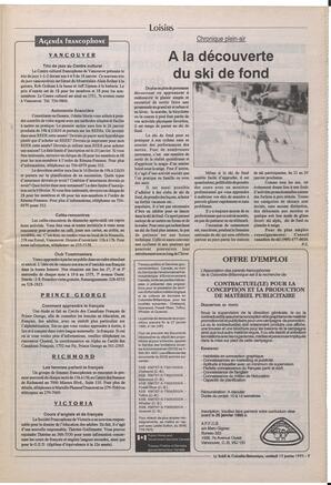 Le Soleil de Colombie-Britannique, January 13, 1995, page 7
