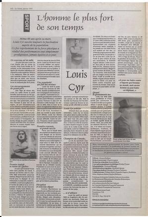 Le Soleil de Colombie-Britannique, January 13, 1995, page 14