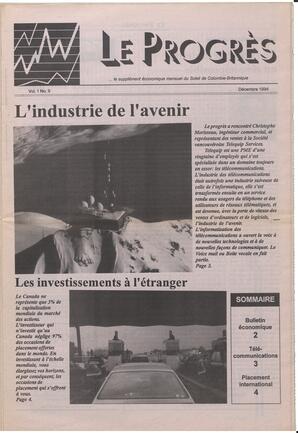 Le Soleil de Colombie-Britannique, December 9, 1994, page 7