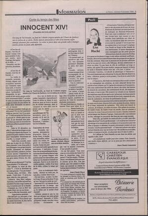 Le Soleil de Colombie-Britannique, December 9, 1994, page 3