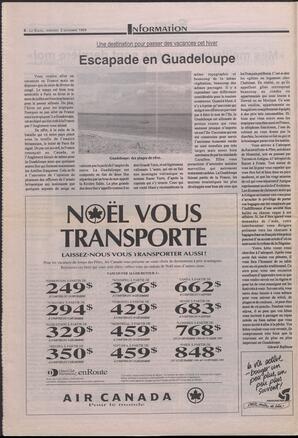Le Soleil de Colombie-Britannique, December 2, 1994, page 8