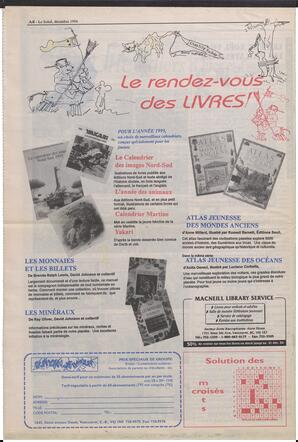 Le Soleil de Colombie-Britannique, December 2, 1994, page 23
