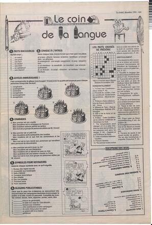 Le Soleil de Colombie-Britannique, December 2, 1994, page 19