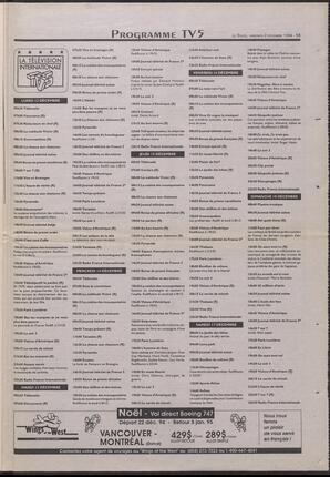 Le Soleil de Colombie-Britannique, December 2, 1994, page 15