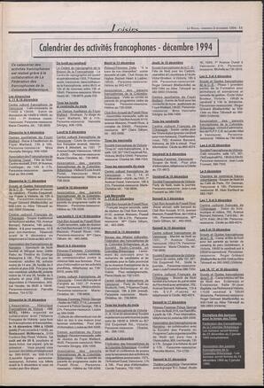 Le Soleil de Colombie-Britannique, December 2, 1994, page 11