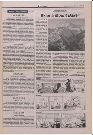 Le Soleil de Colombie-Britannique, November 18, 1994, page 11