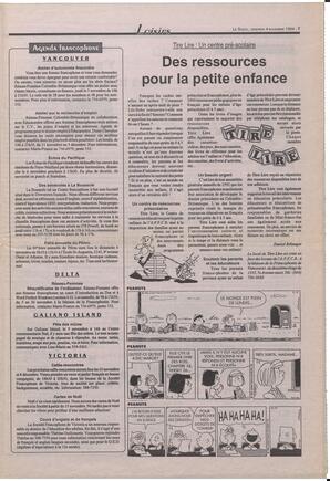 Le Soleil de Colombie-Britannique, November 4, 1994, page 7