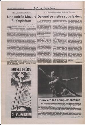 Le Soleil de Colombie-Britannique, October 14, 1994, page 6