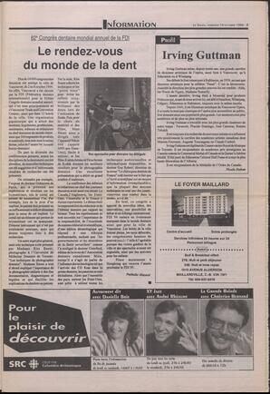 Le Soleil de Colombie-Britannique, October 14, 1994, page 3